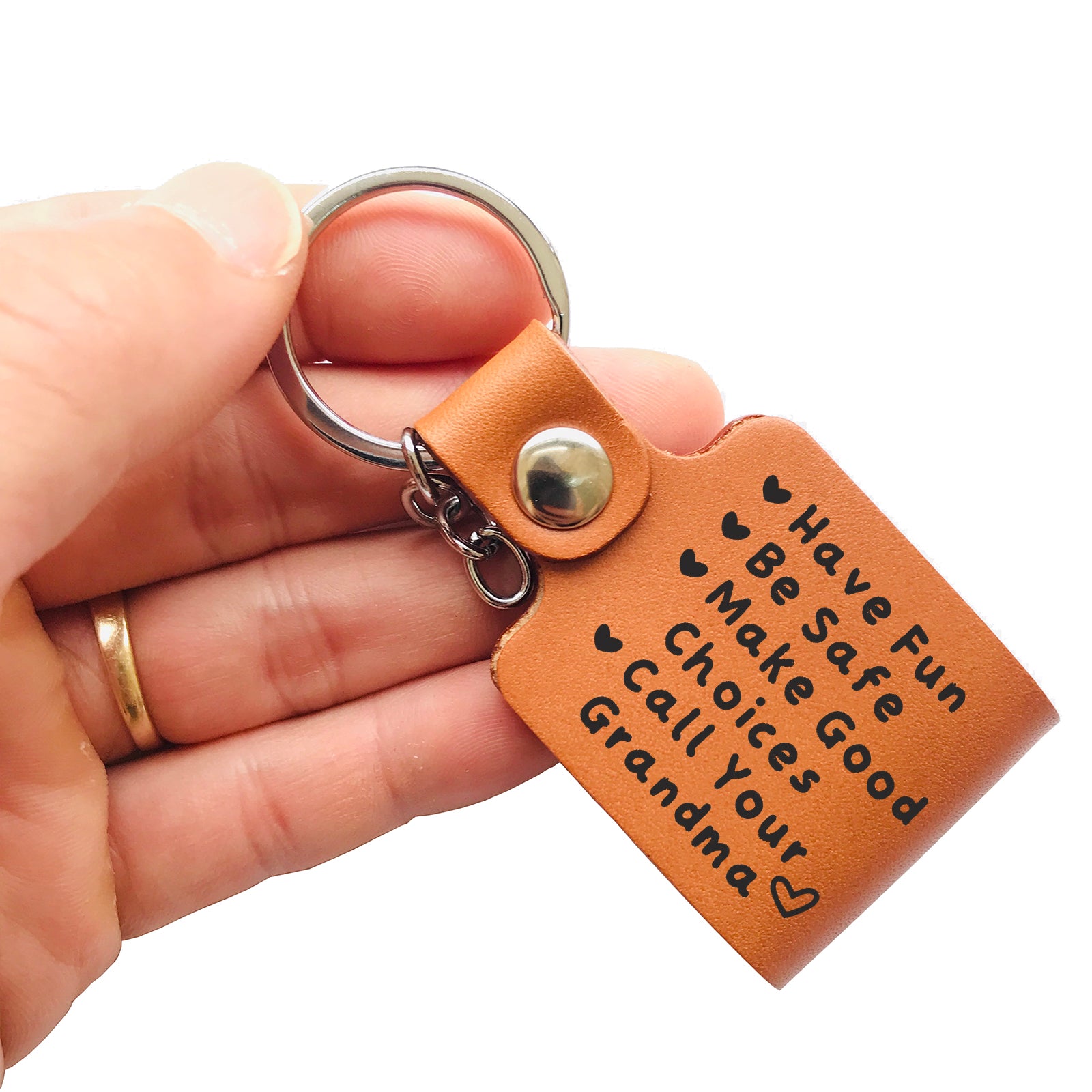 Have Fun Be Safe - Grandkids Keychain – HMza Handmade