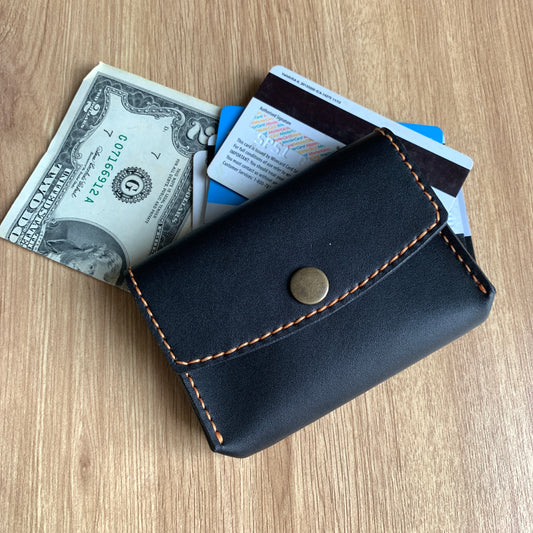 Leather Wallet Business Card Holder
